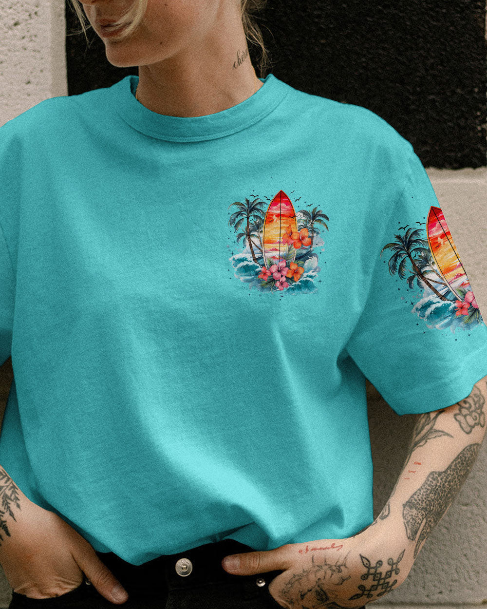 BLISSCORNERS I LOST MY HEART TO THE OCEAN ALL OVER PRINT