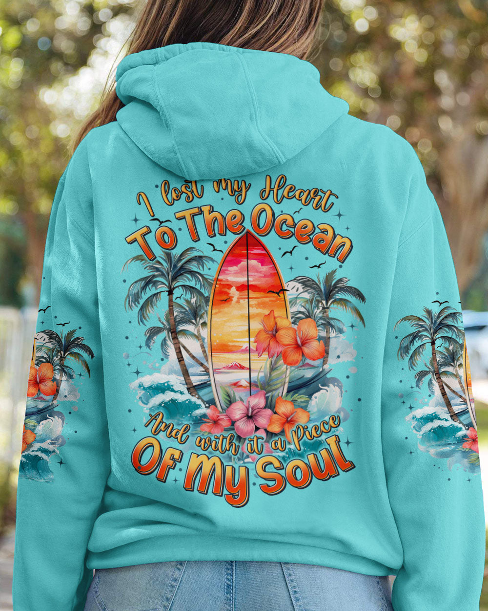 BLISSCORNERS I LOST MY HEART TO THE OCEAN ALL OVER PRINT