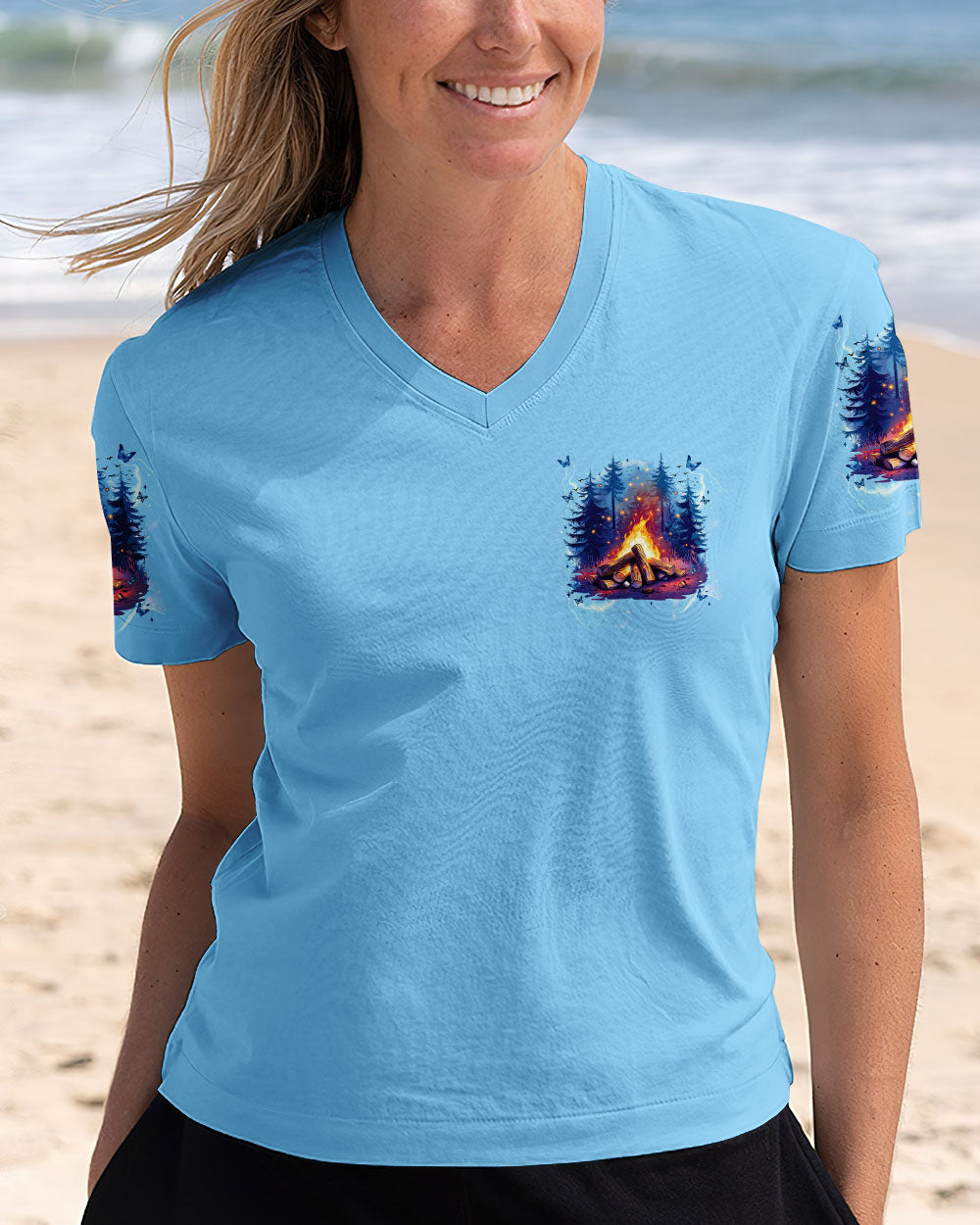 BLISSCORNERS MAKING MEMORIES ONE CAMPFIRE AT A TIME ALL OVER PRINT