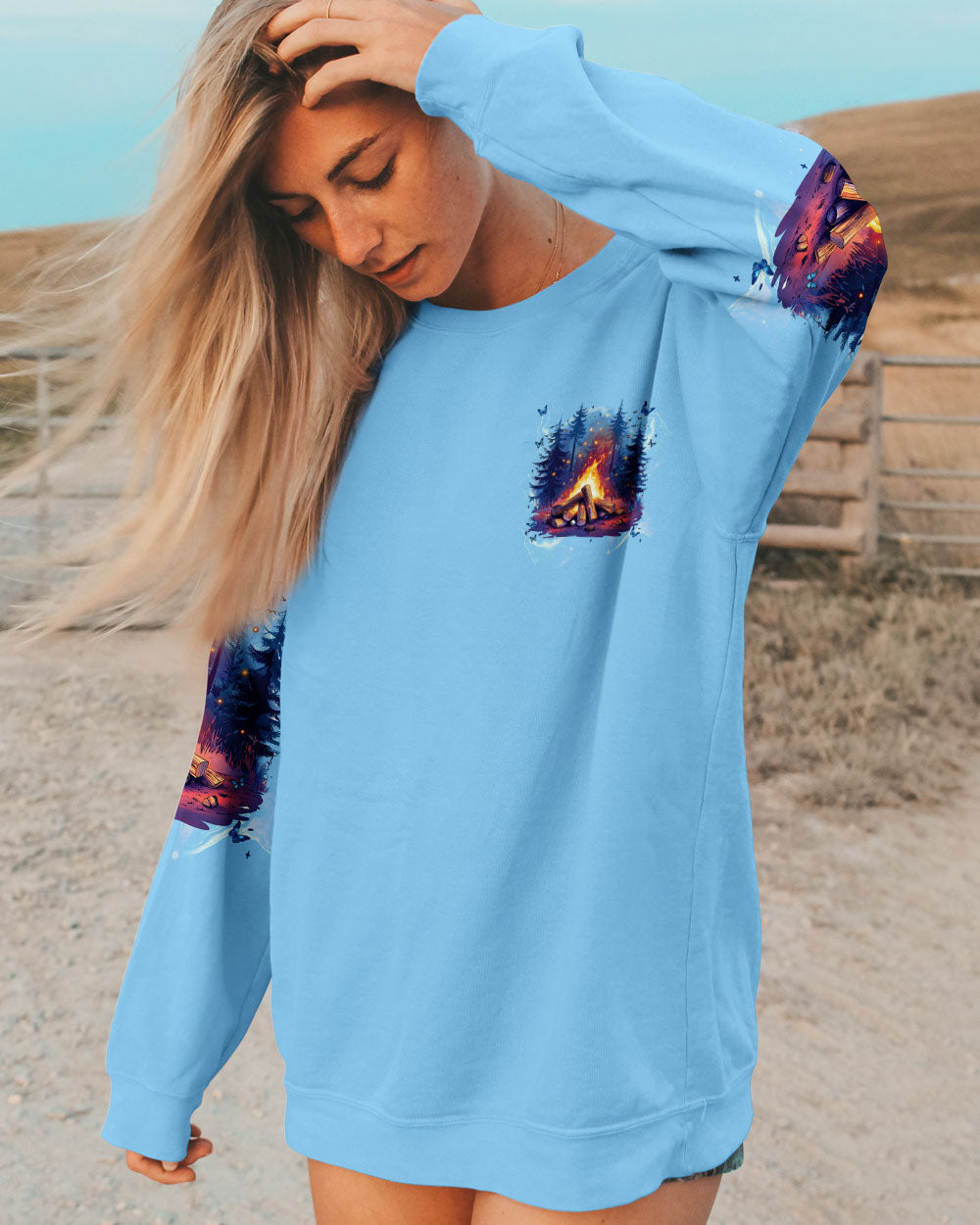 BLISSCORNERS MAKING MEMORIES ONE CAMPFIRE AT A TIME ALL OVER PRINT