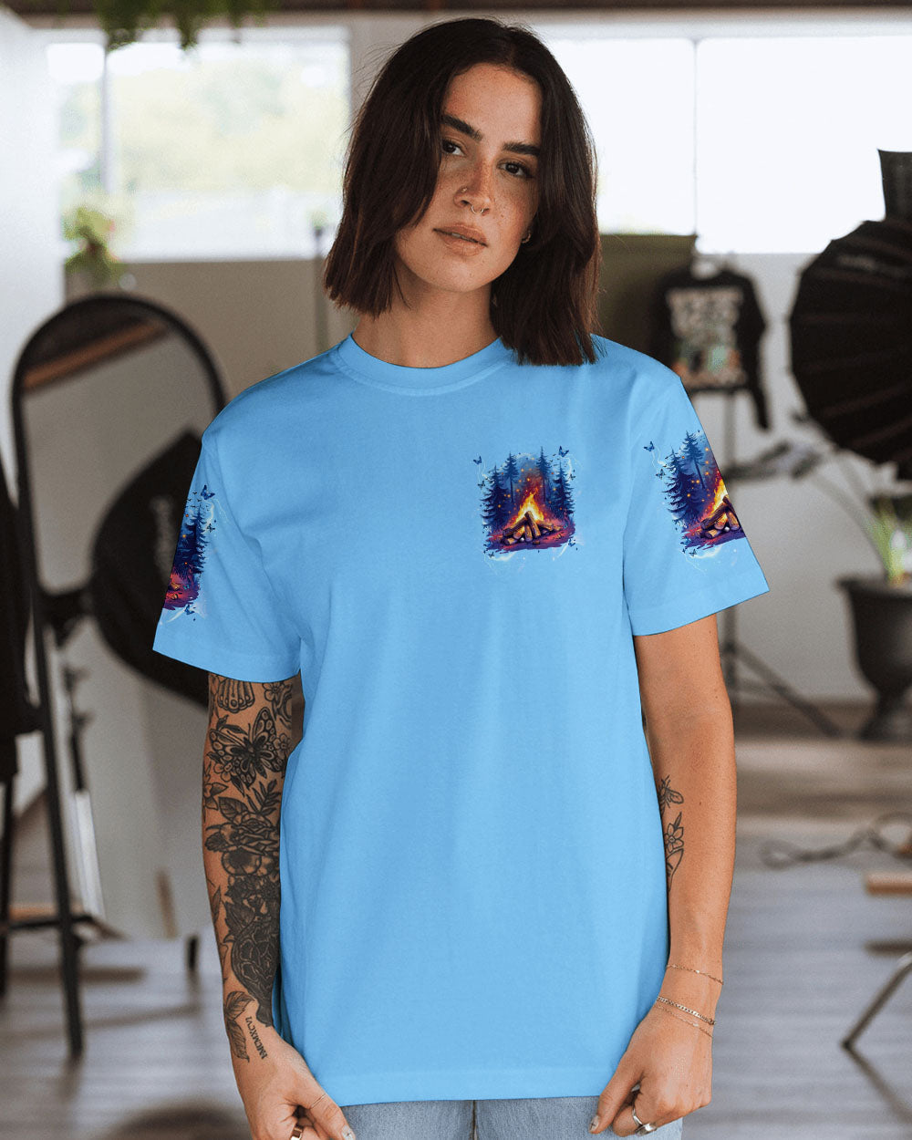 BLISSCORNERS MAKING MEMORIES ONE CAMPFIRE AT A TIME ALL OVER PRINT