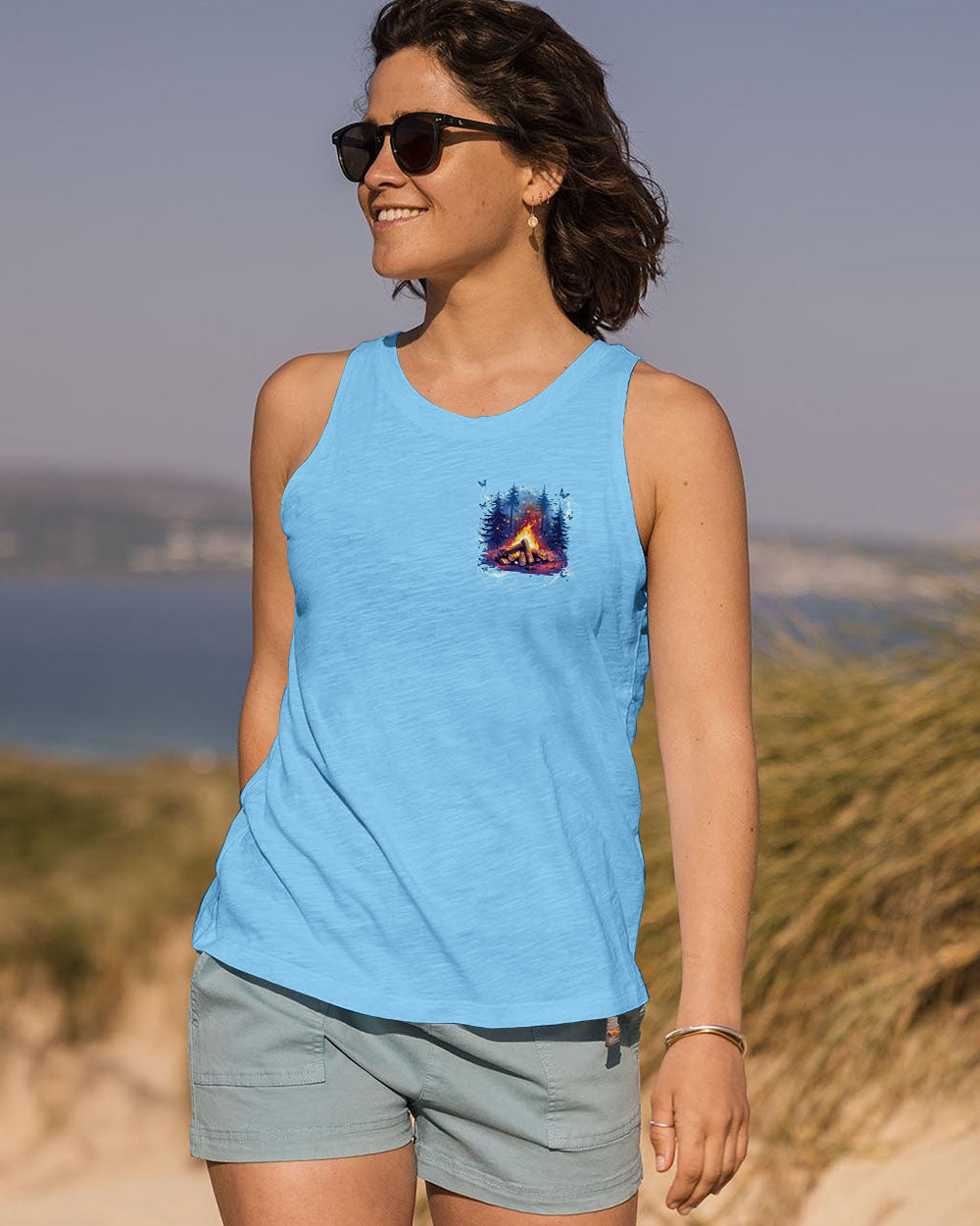 BLISSCORNERS MAKING MEMORIES ONE CAMPFIRE AT A TIME ALL OVER PRINT