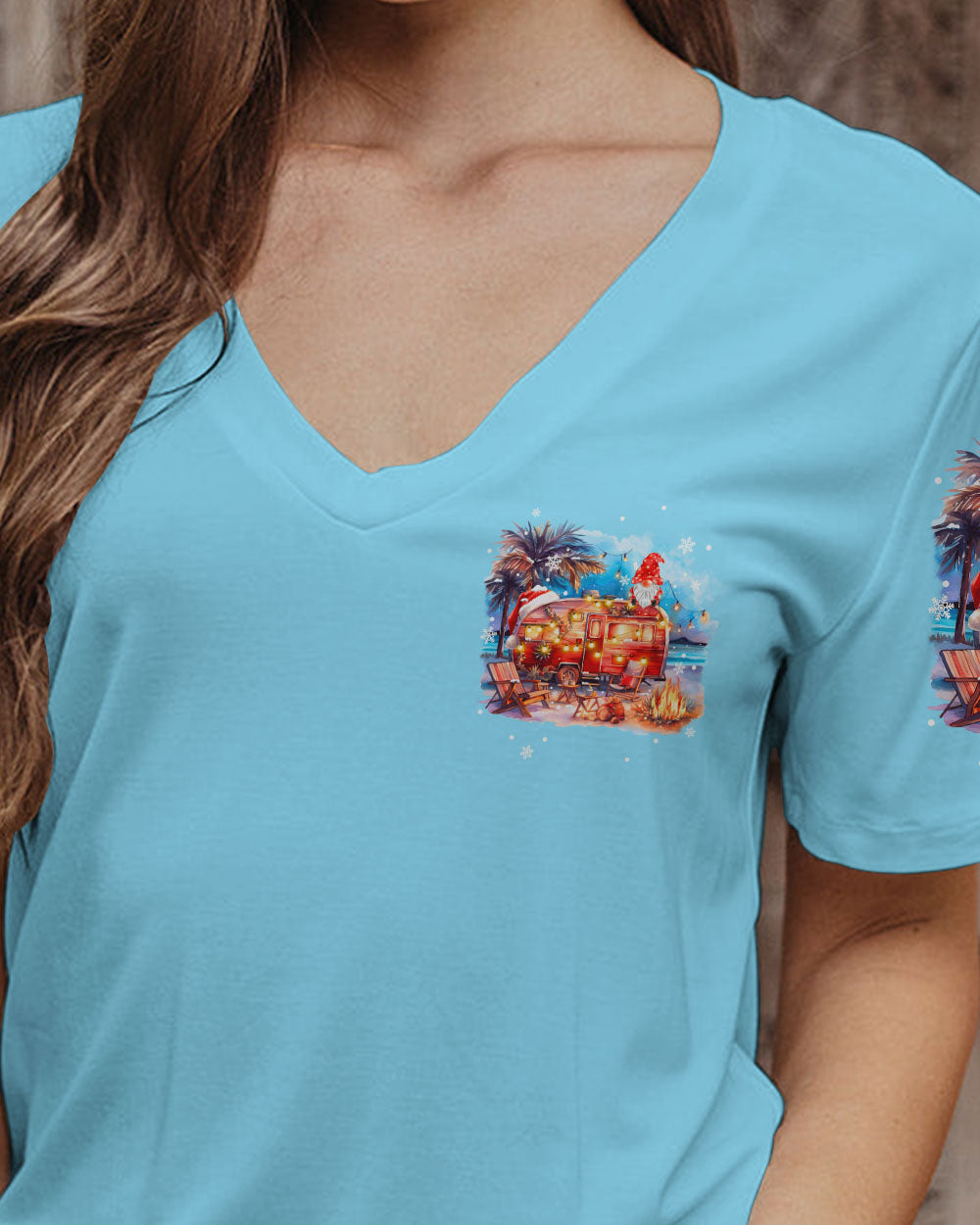 BLISSCORNERS SMELL THE SEA FEEL THE BREEZE CHRISTMAS ALL OVER PRINT