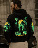 BLISSCORNERS BIGFOOT SAW ME BUT NOBODY BELIEVES HIM ALL OVER PRINT