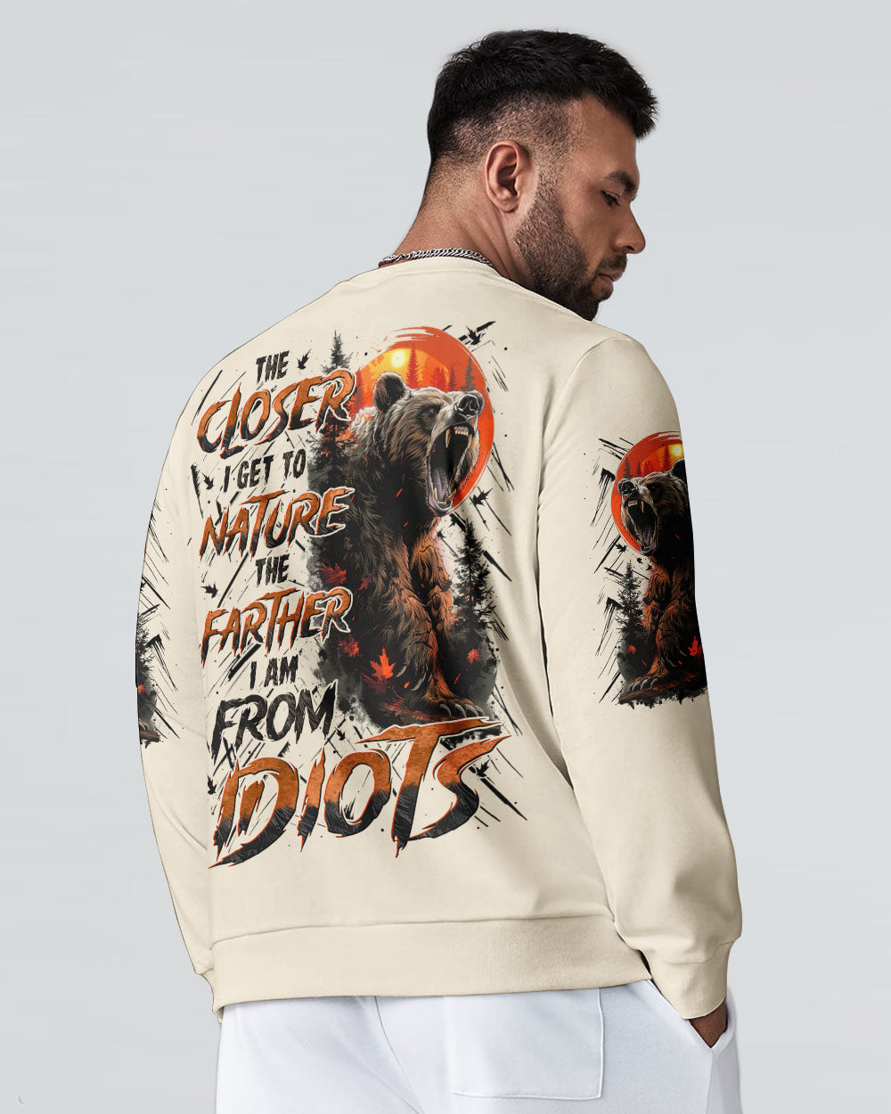 BLISSCORNERS THE CLOSER I GET TO NATURE ALL OVER PRINT