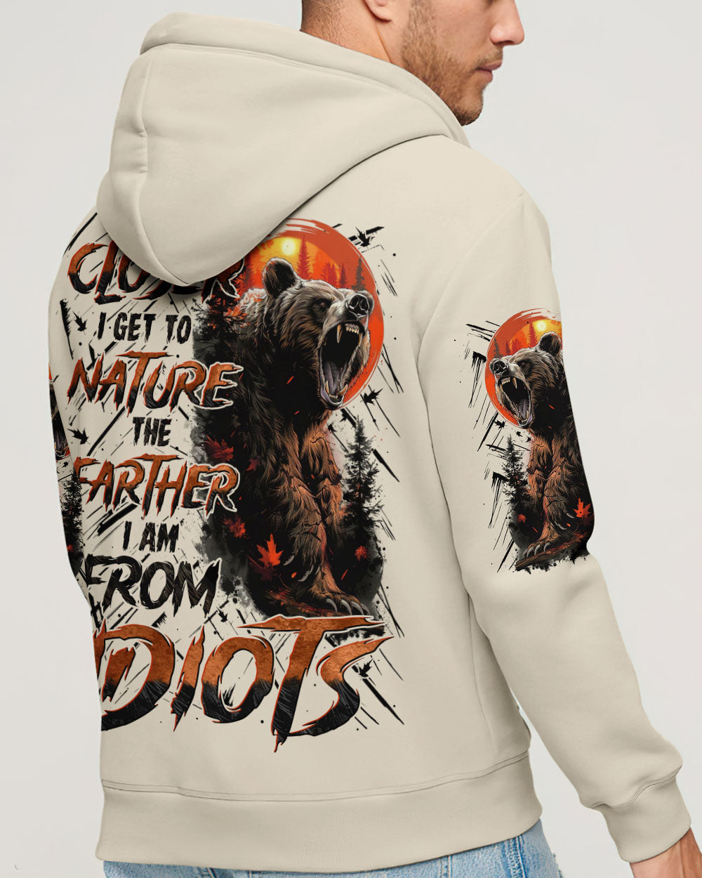 BLISSCORNERS THE CLOSER I GET TO NATURE ALL OVER PRINT