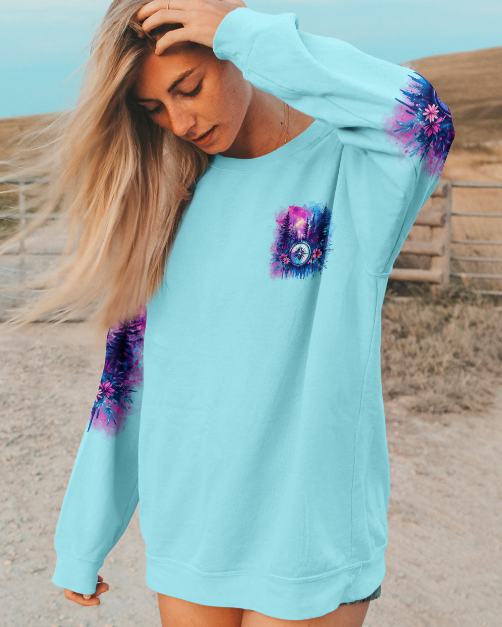 BLISSCORNERS AND INTO THE FOREST I GO ALL OVER PRINT