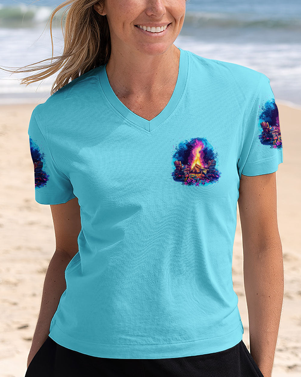 BLISSCORNERS MAKING MEMORIES ONE CAMPFIRE AT A TIME ALL OVER PRINT