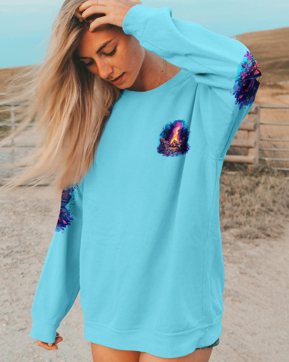 BLISSCORNERS MAKING MEMORIES ONE CAMPFIRE AT A TIME ALL OVER PRINT