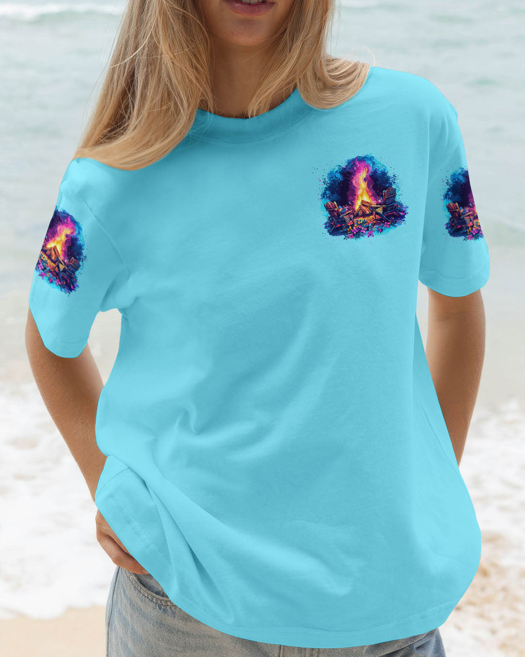BLISSCORNERS MAKING MEMORIES ONE CAMPFIRE AT A TIME ALL OVER PRINT