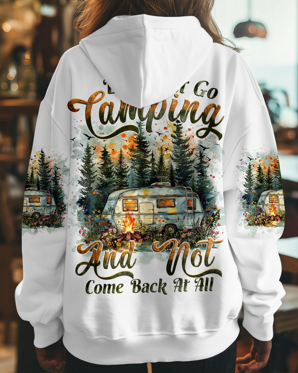 BLISSCORNERS LET'S JUST GO CAMPING ALL OVER PRINT