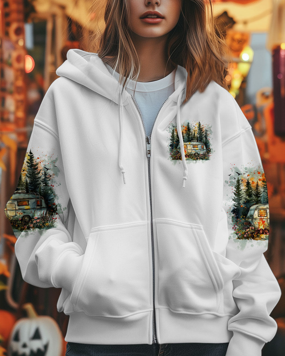 BLISSCORNERS LET'S JUST GO CAMPING ALL OVER PRINT