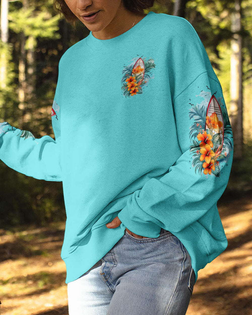 BLISSCORNERS SMELL THE SEA FEEL THE BREEZE ALL OVER PRINT