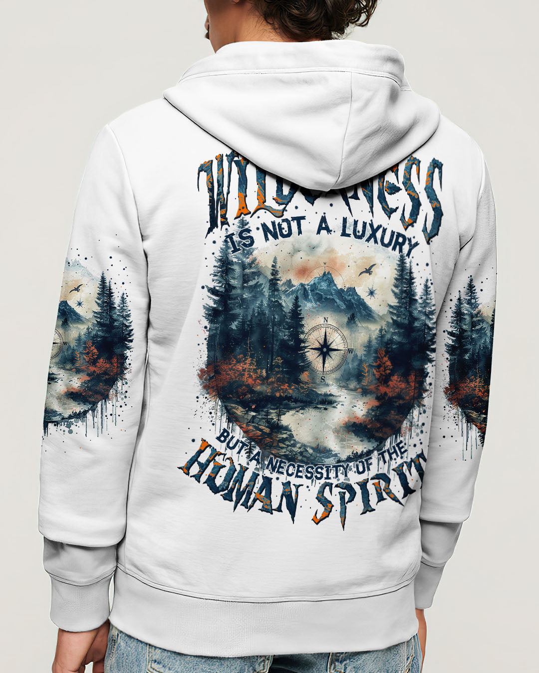 BLISSCORNERS WILDERNESS IS NOT A LUXURY ALL OVER PRINT