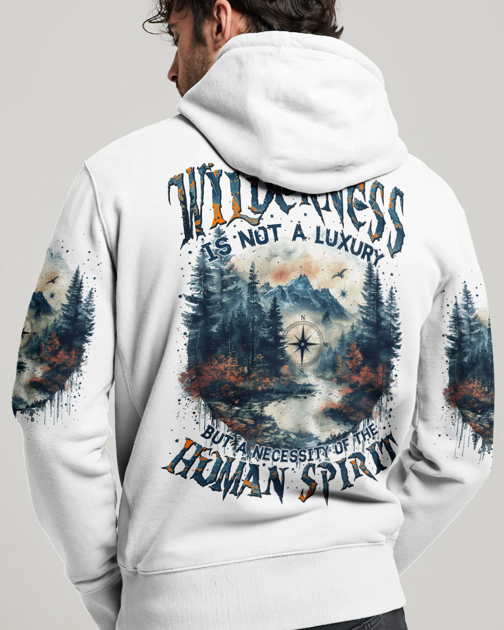 BLISSCORNERS WILDERNESS IS NOT A LUXURY ALL OVER PRINT