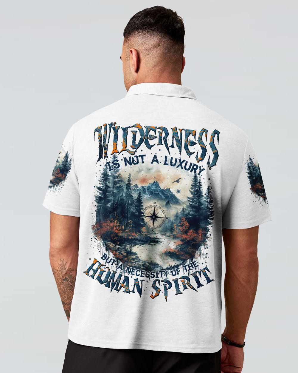 BLISSCORNERS WILDERNESS IS NOT A LUXURY ALL OVER PRINT