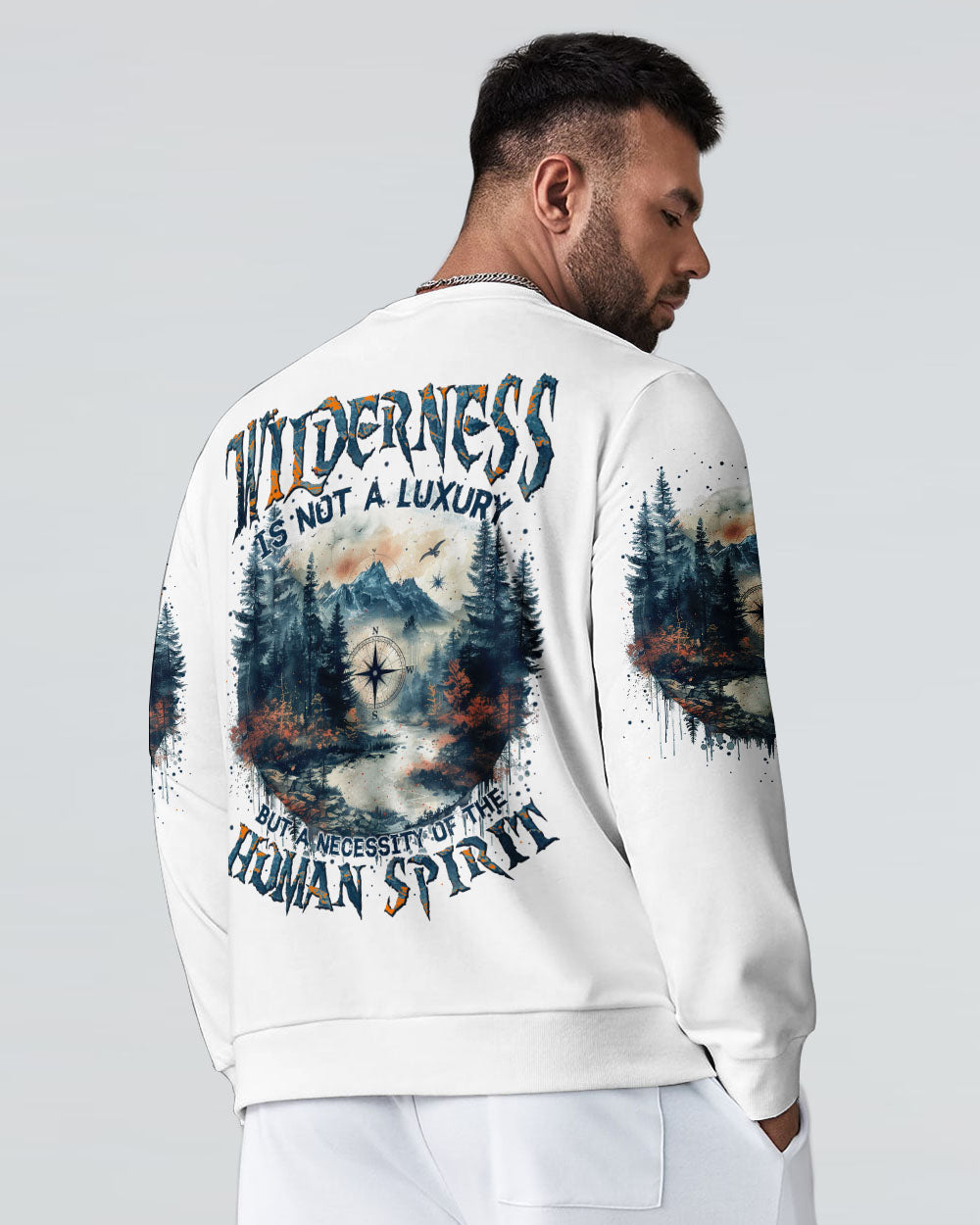 BLISSCORNERS WILDERNESS IS NOT A LUXURY ALL OVER PRINT