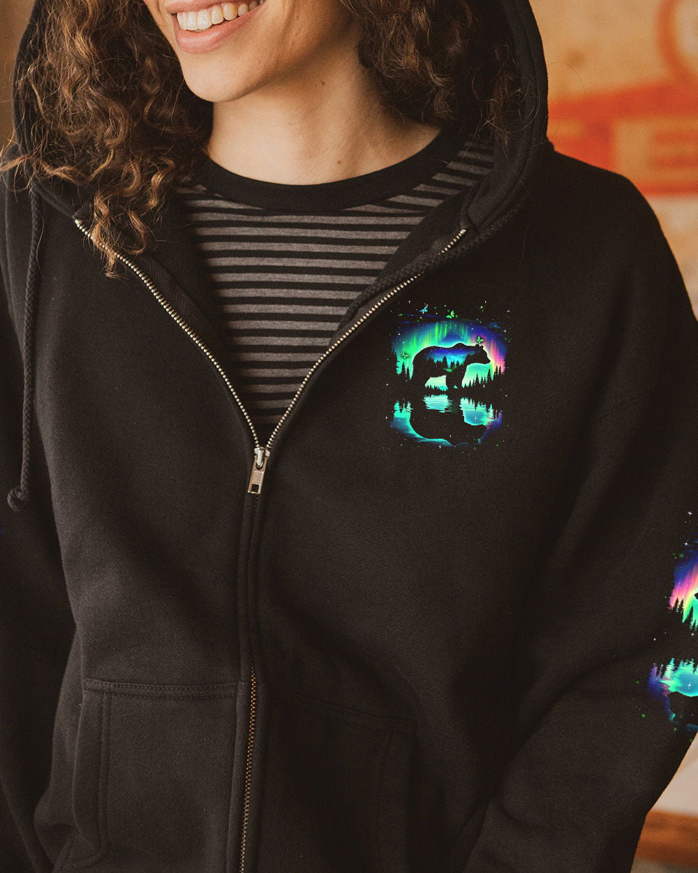 BLISSCORNERS AND INTO THE FOREST I GO BEAR ALL OVER PRINT