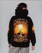 BLISSCORNERS THE CLOSER I GET TO NATURE DEER ALL OVER PRINT