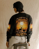 BLISSCORNERS THE CLOSER I GET TO NATURE DEER ALL OVER PRINT