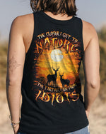 BLISSCORNERS THE CLOSER I GET TO NATURE DEER ALL OVER PRINT