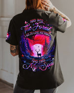 BLISSCORNERS AND INTO THE FOREST I GO DEER ALL OVER PRINT