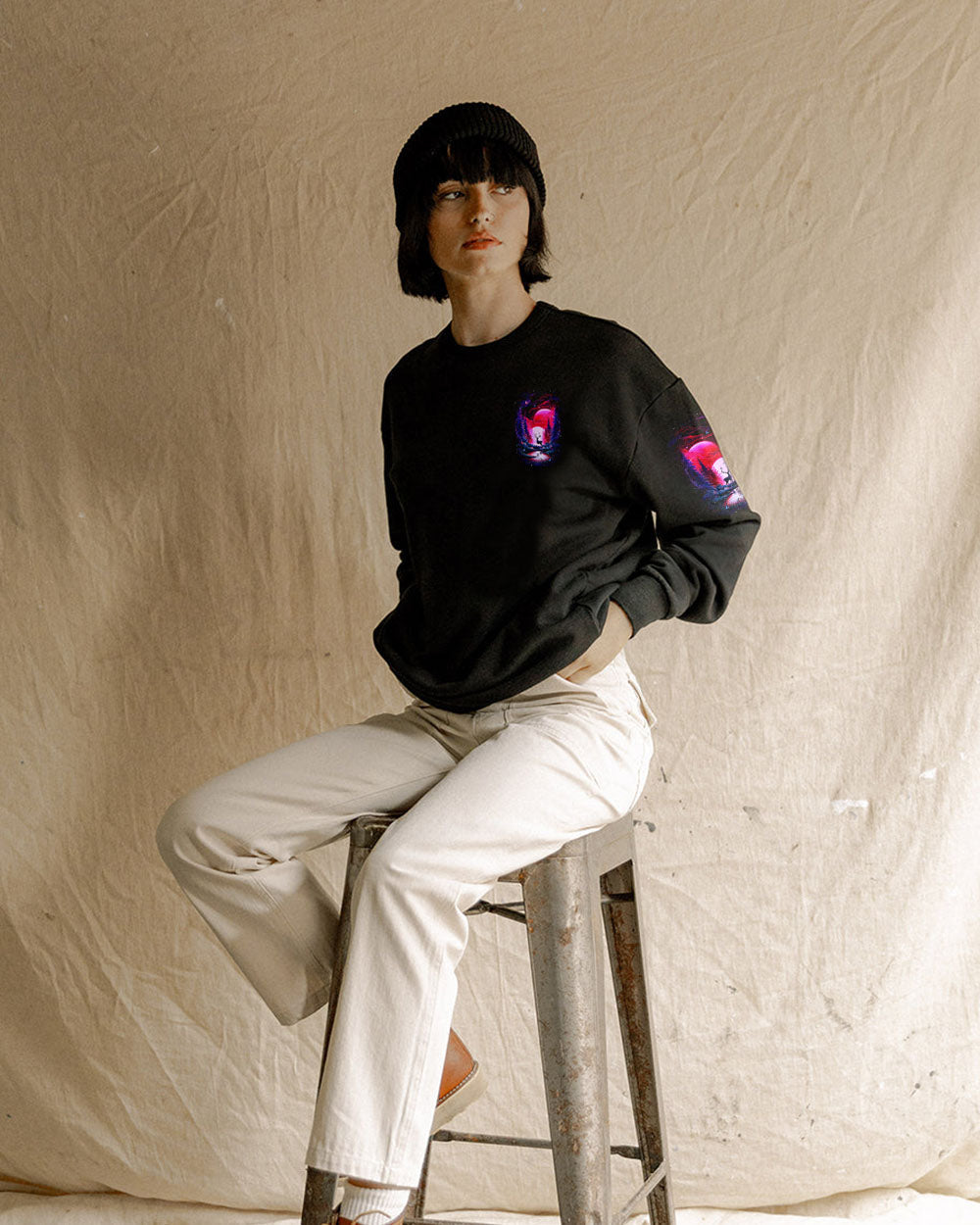 BLISSCORNERS AND INTO THE FOREST I GO DEER ALL OVER PRINT