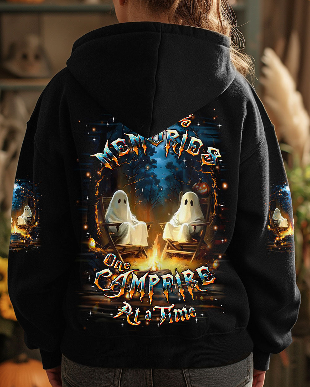 BLISSCORNERS MAKING MEMORIES ONE CAMPFIRE HALLOWEEN ALL OVER PRINT