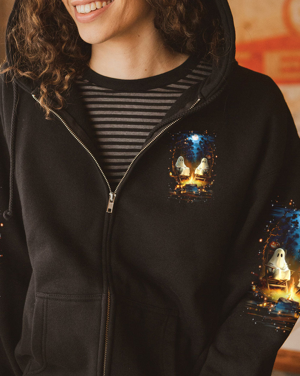 BLISSCORNERS MAKING MEMORIES ONE CAMPFIRE HALLOWEEN ALL OVER PRINT