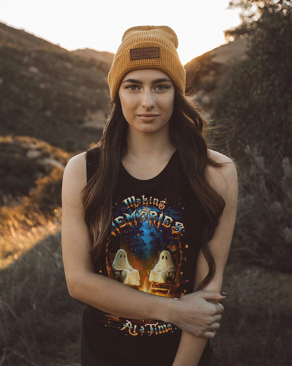 BLISSCORNERS MAKING MEMORIES ONE CAMPFIRE HALLOWEEN ALL OVER PRINT