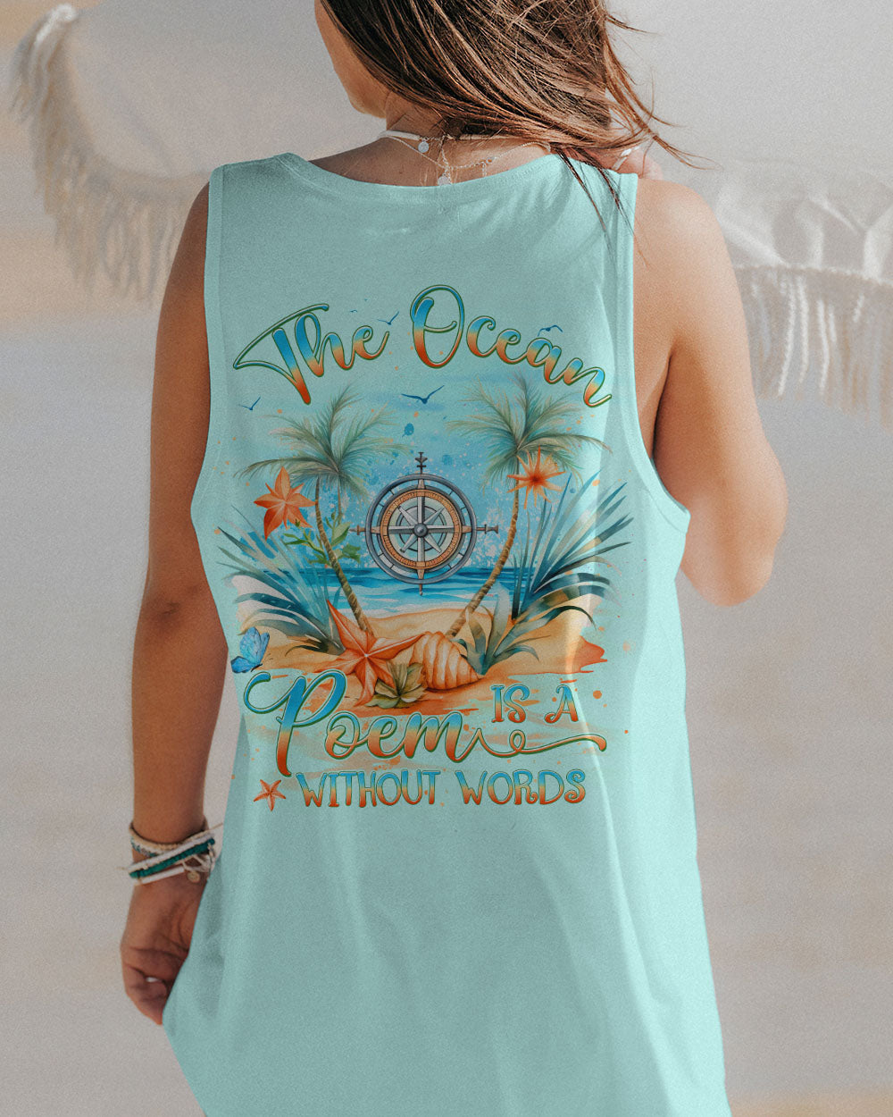 BLISSCORNERS THE OCEAN IS A POEM WITHOUT WORDS ALL OVER PRINT