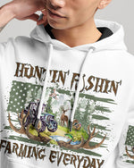 BLISSCORNERS HUNTING FISHING FARMING EVERYDAY ALL OVER PRINT