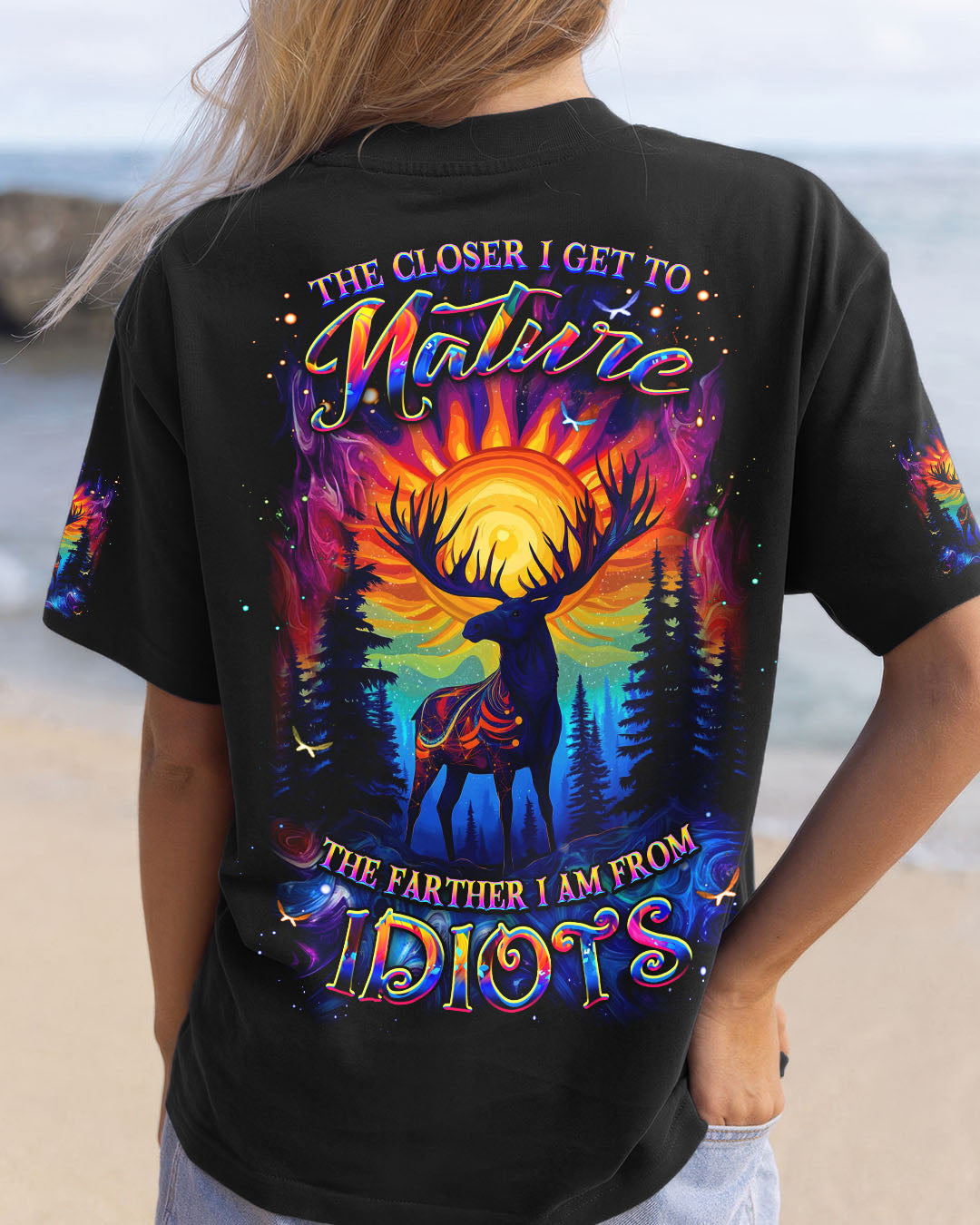 BLISSCORNERS THE CLOSER I GET TO NATURE ALL OVER PRINT