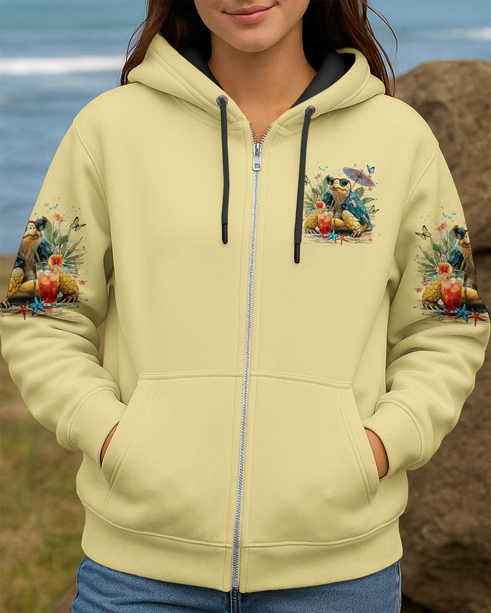 BLISSCORNERS CRAZY TURTLE LADY ALL OVER PRINT