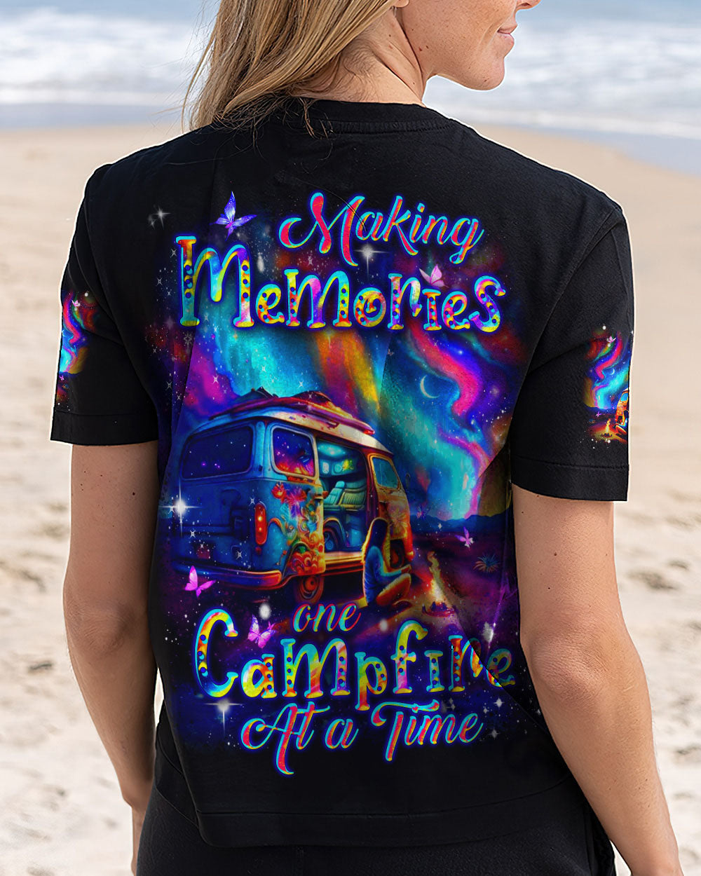 BLISSCORNERS MAKING MEMORIES ONE CAMPFIRE AT A TIME ALL OVER PRINT
