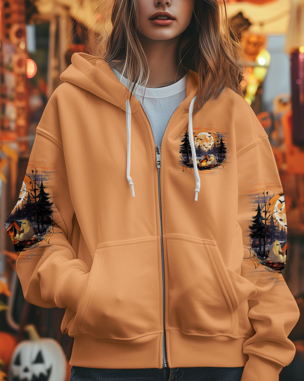 BLISSCORNERS MAKING MEMORIES ONE CAMPFIRE AT A TIME HALLOWEEN ALL OVER PRINT