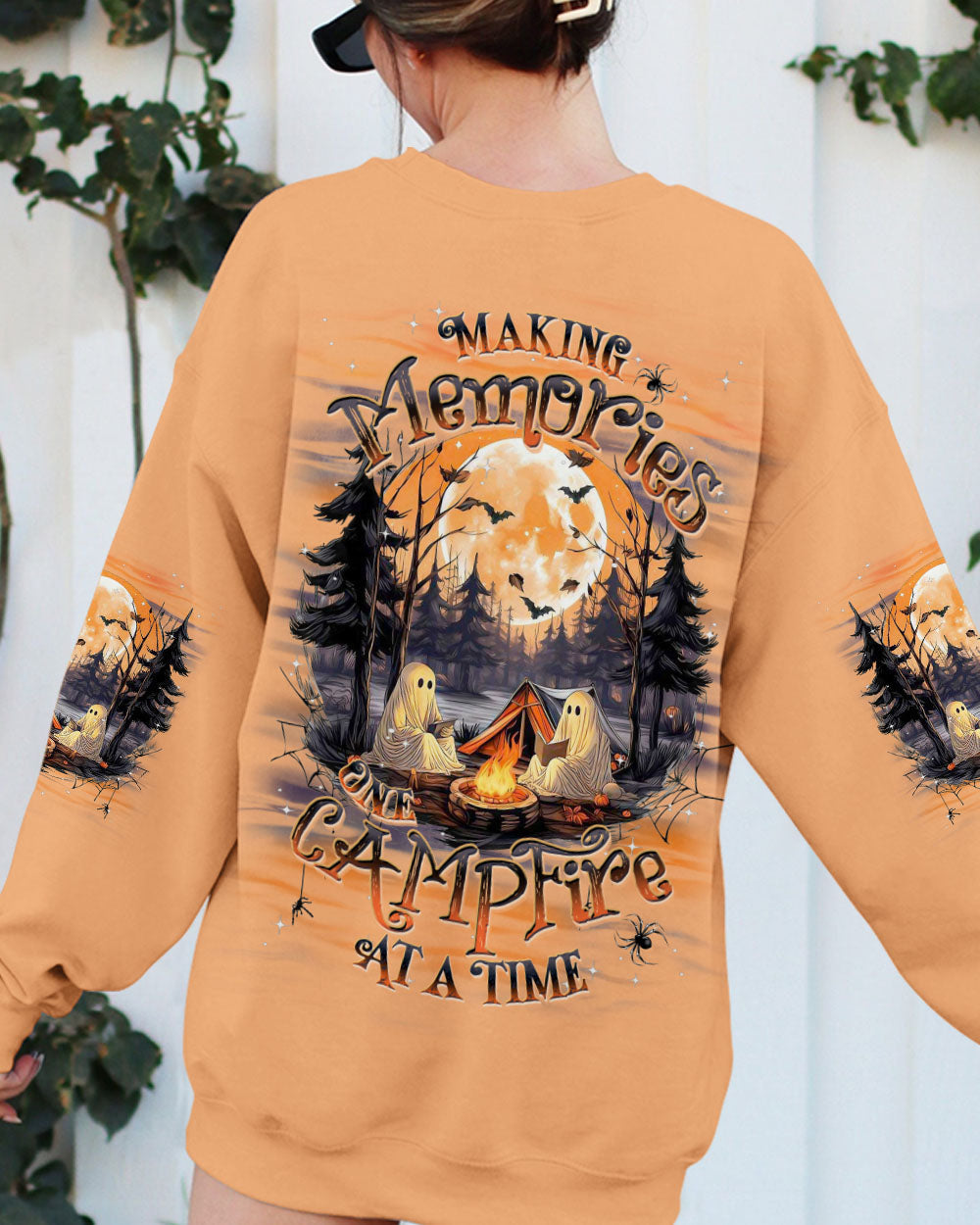 BLISSCORNERS MAKING MEMORIES ONE CAMPFIRE AT A TIME HALLOWEEN ALL OVER PRINT