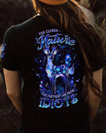 BLISSCORNERS THE CLOSER I GET TO NATURE DEER ALL OVER PRINT