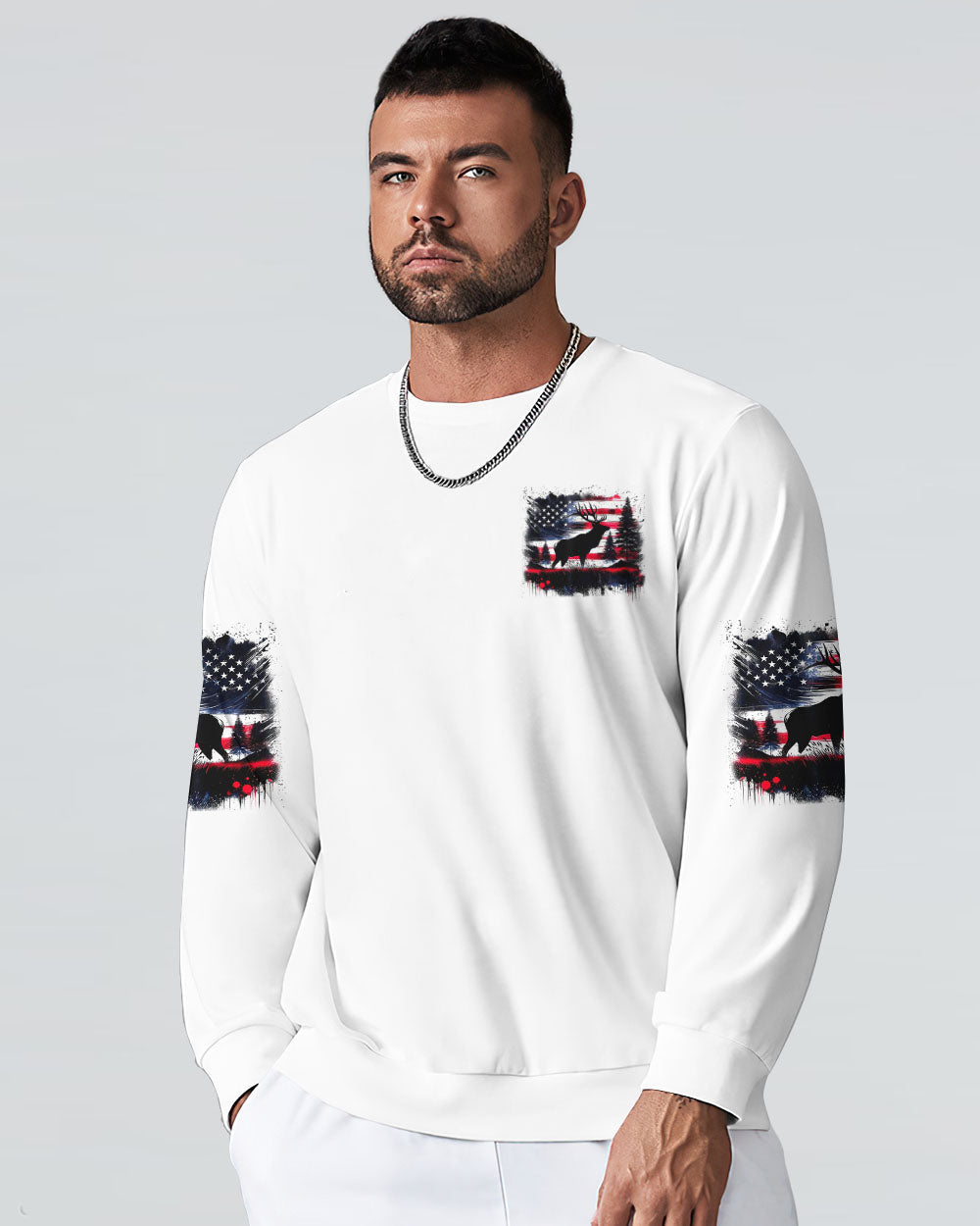 BLISSCORNERS THE CLOSER I GET TO NATURE DEER ALL OVER PRINT