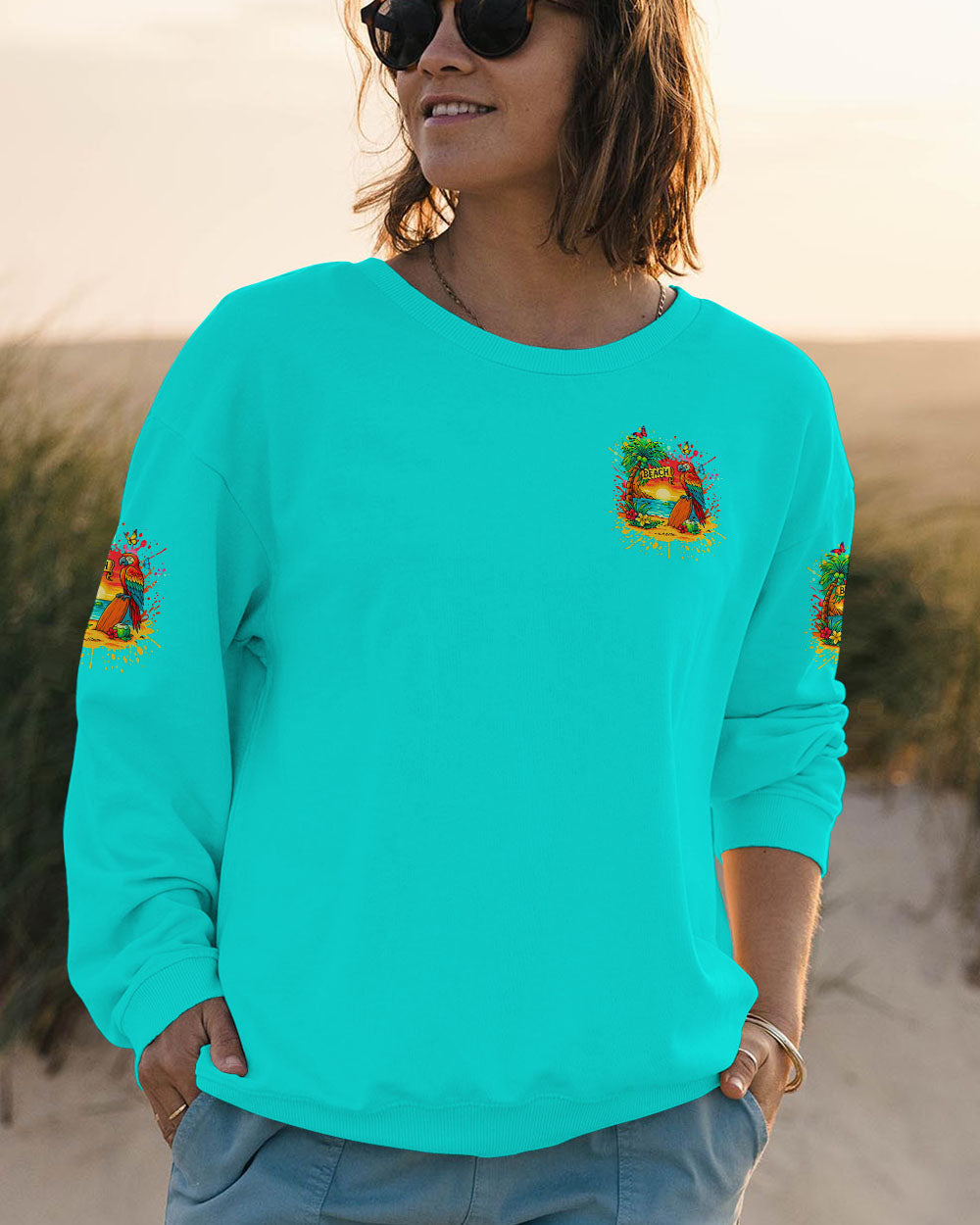 BLISSCORNERS I'M ON ISLAND TIME ALL OVER PRINT