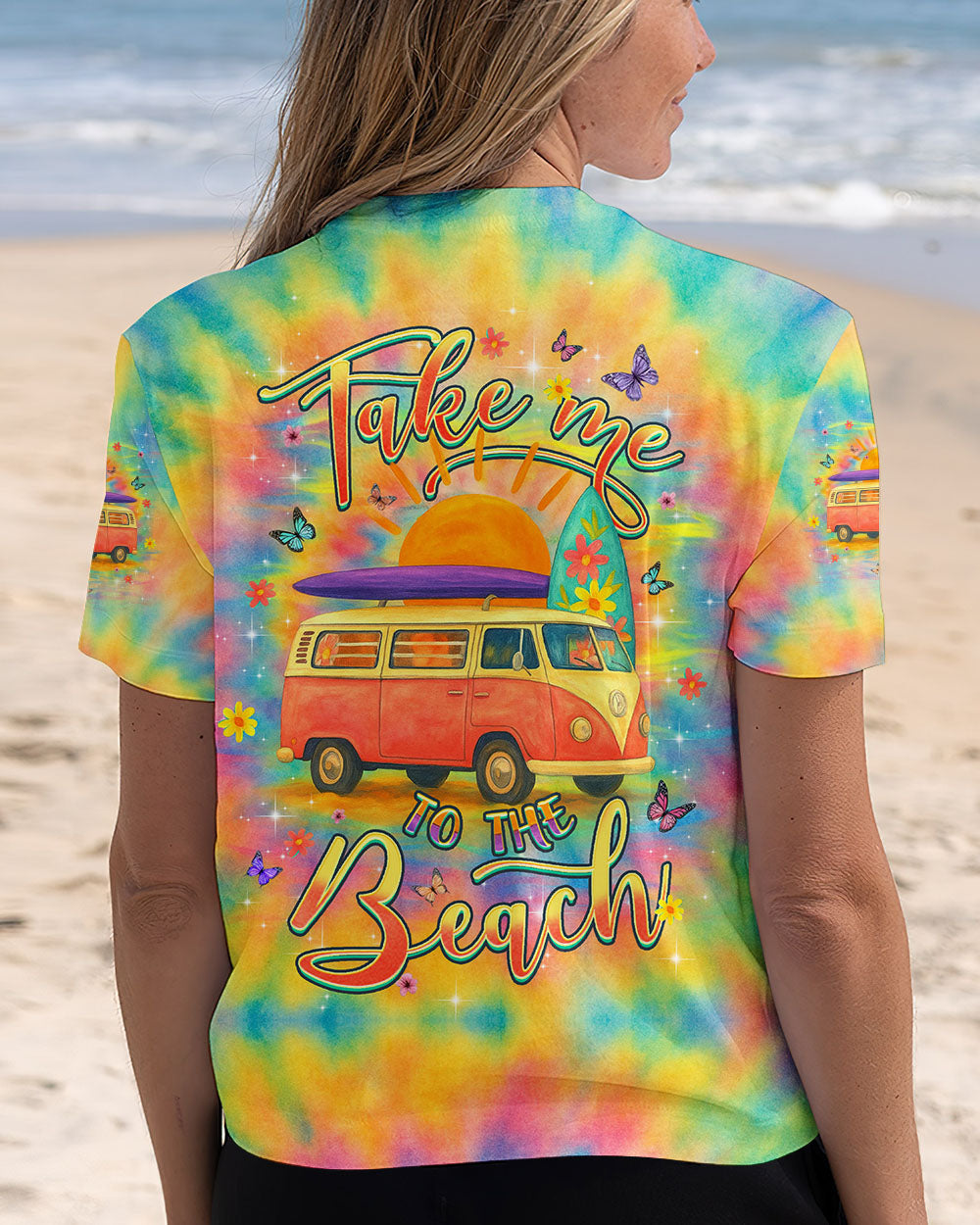 BLISSCORNERS TAKE ME TO THE BEACH ALL OVER PRINT