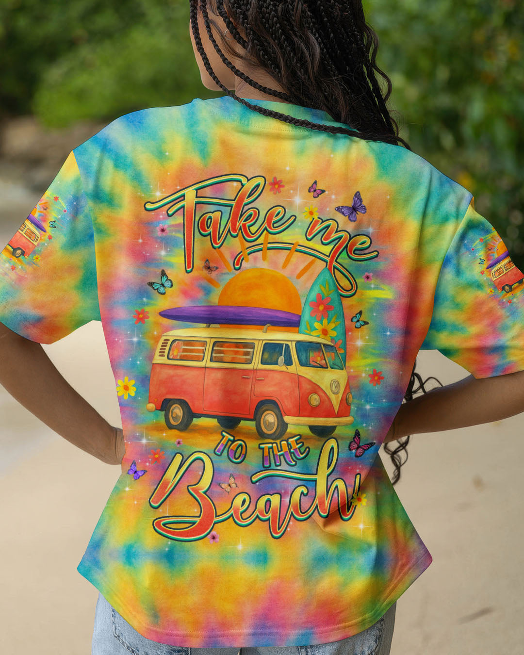 BLISSCORNERS TAKE ME TO THE BEACH ALL OVER PRINT