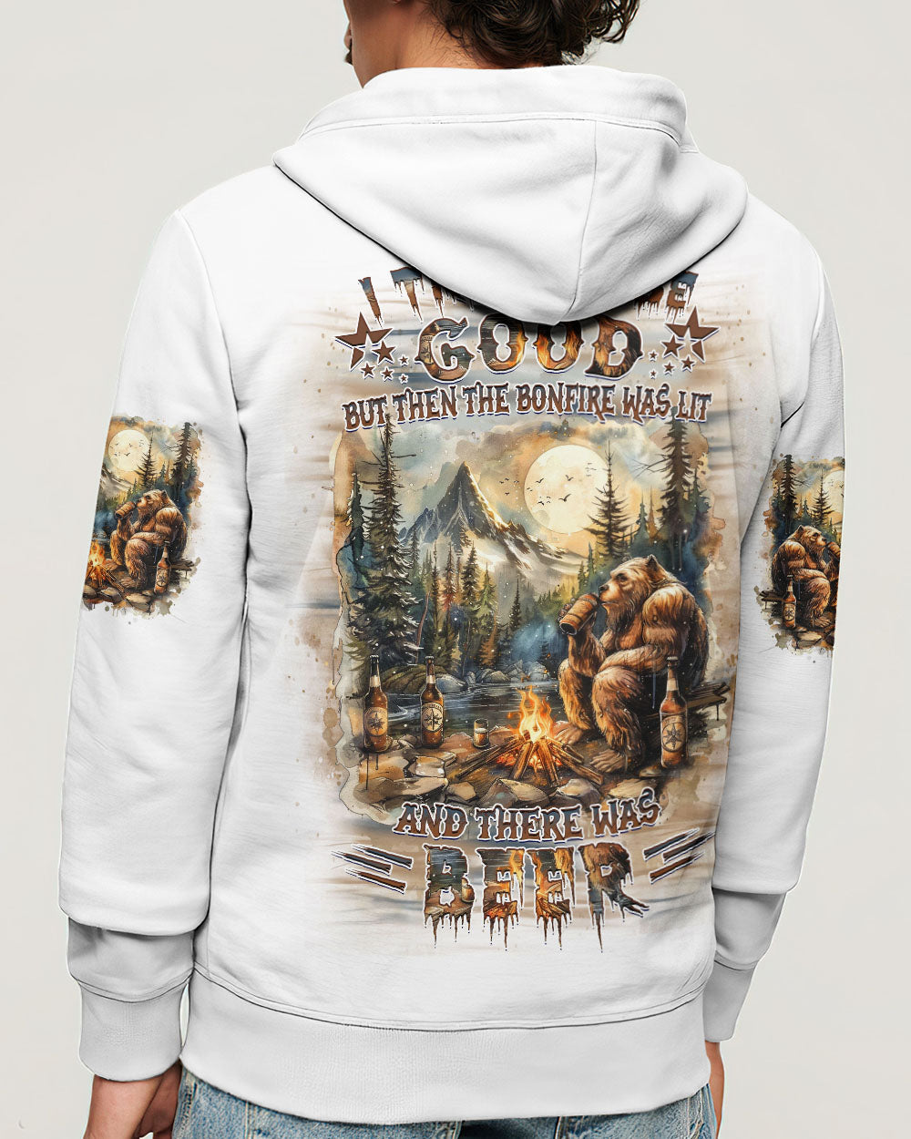 BLISSCORNERS I TRIED TO BE GOOD BUT THEN THE BONFIRE ALL OVER PRINT