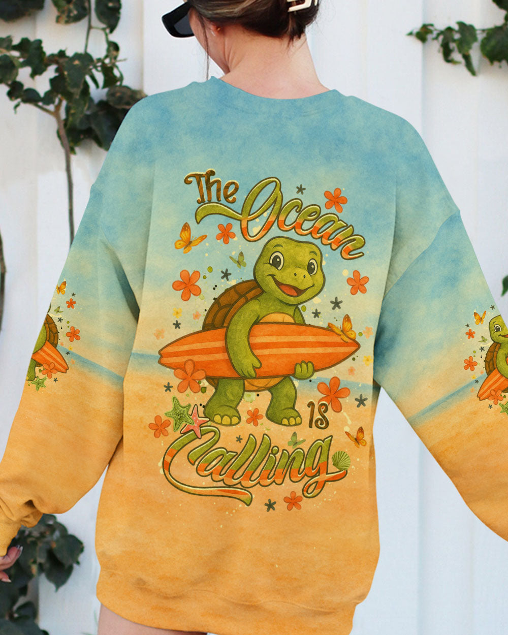 BLISSCORNERS THE OCEAN IS CALLING ALL OVER PRINT
