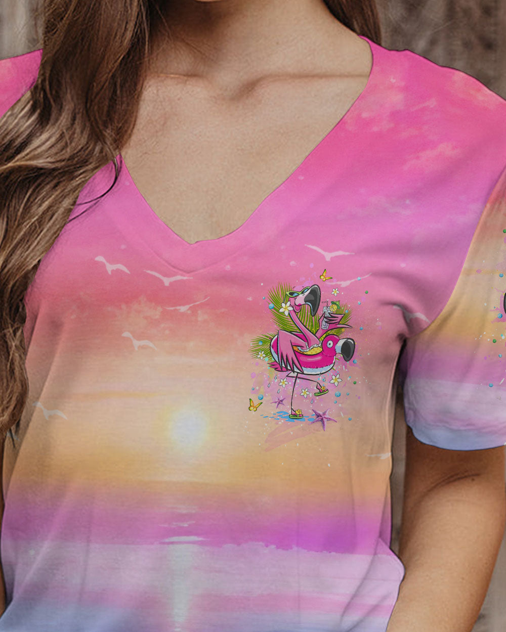 BLISSCORNERS I NEED VITAMIN SEA FLAMINGO ALL OVER PRINT