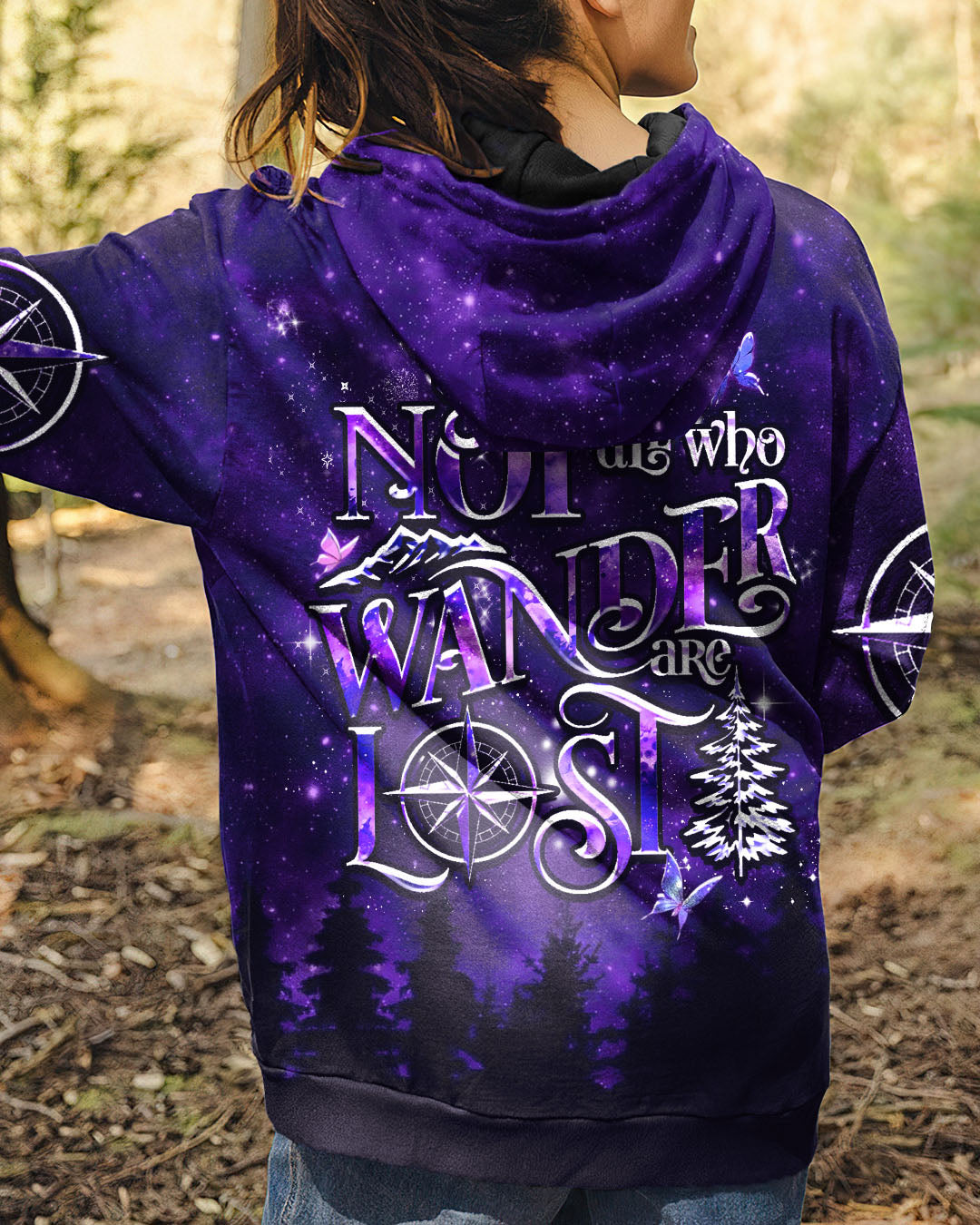BLISSCORNERS NOT ALL WHO WANDER ARE LOST ALL OVER PRINT