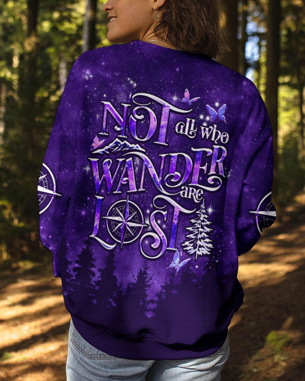 BLISSCORNERS NOT ALL WHO WANDER ARE LOST ALL OVER PRINT