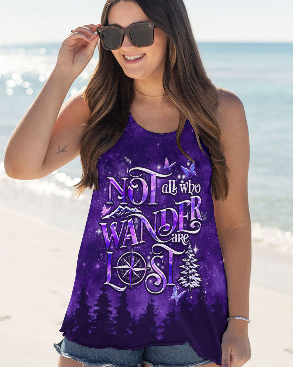 BLISSCORNERS NOT ALL WHO WANDER ARE LOST ALL OVER PRINT