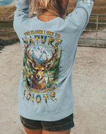 BLISSCORNERS THE CLOSER I GET TO NATURE DEER HUNTING ALL OVER PRINT