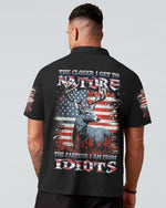 BLISSCORNERS THE CLOSER I GET TO NATURE DEER HUNTING ALL OVER PRINT